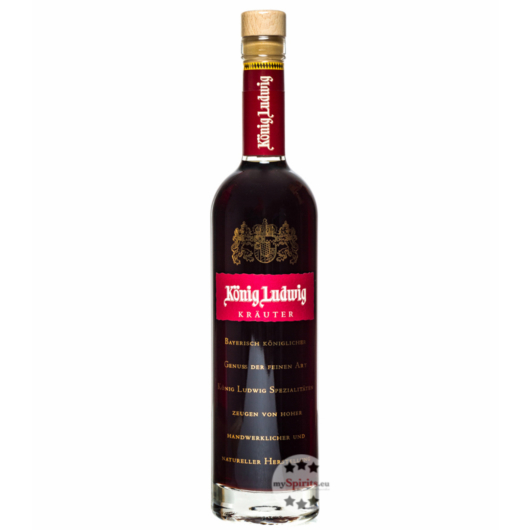 Lantenhammer König Ludwig Kräuter Liqueur Halbbitter / 38 % vol. / 0,5 Liter-Flasche