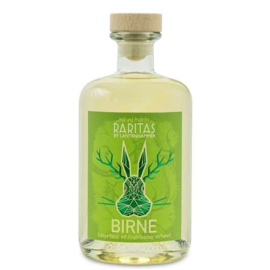 Lantenhammer Raritas Birnenschnaps / 32 % vol / 0,5 Liter-Flasche