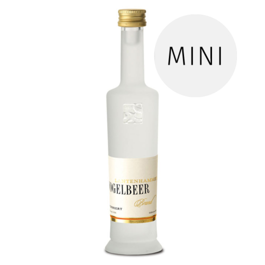 Lantenhammer: Vogelbeerbrand unfiltriert 42% Vol. / 0,05-Liter-Flasche