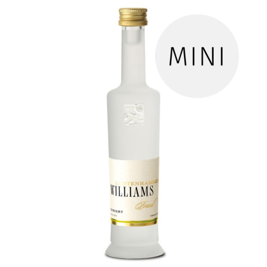 Lantenhammer: Williamsbirnenbrand unfiltriert 42% Vol. / 0,05-Liter-Flasche