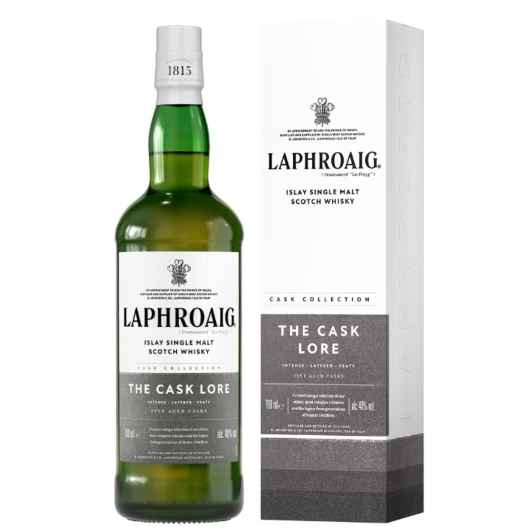 Laphroaig The Cask Lore Islay Single Malt Scotch Whisky / 48 % vol / 0,7 Liter-Flasche