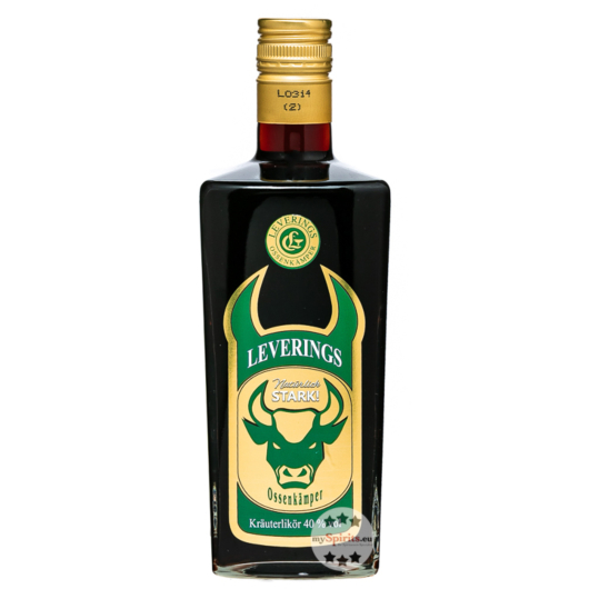 Leverings Ossenkämper Kräuterlikör / 40 % vol / 0,7 Liter-Flasche