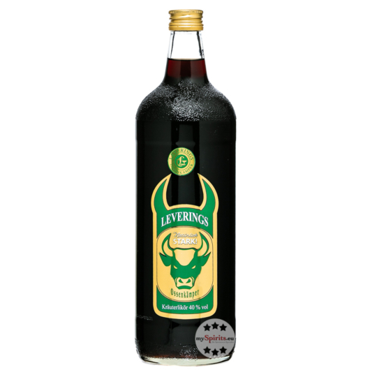Leverings Ossenkämper Kräuterlikör / 40 % vol / 1,0 Liter-Flasche