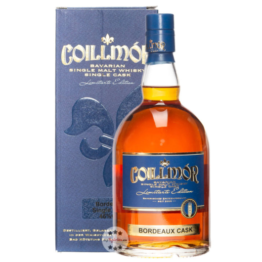 Liebl: Coillmor Bordeaux Single Cask Bavarian Single Malt Whisky / 46 % Vol. / 0,7 Liter-Flasche in Geschenkkarton