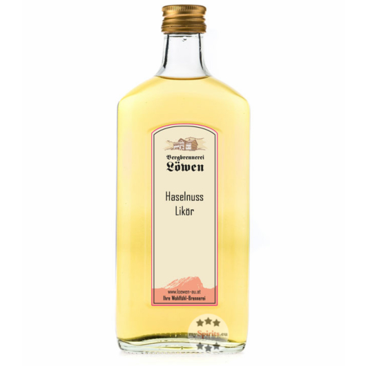 Löwen: Haselnusslikör / 25 % Vol. / 0,5 Liter - Flasche