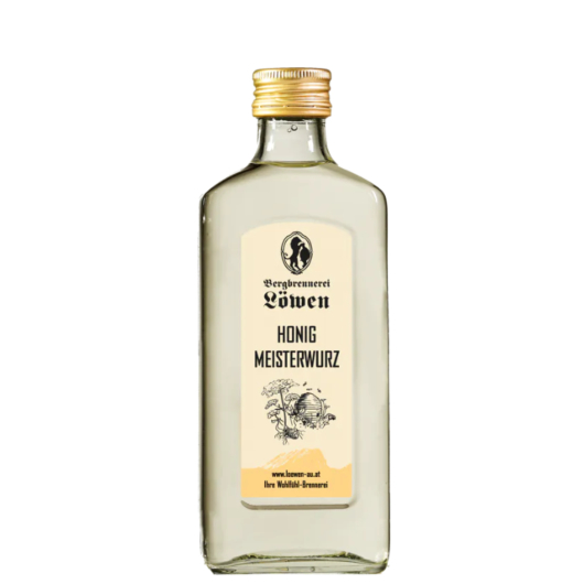 Löwen Honig Meisterwurz / 35 % vol / 0,2 Liter-Flasche