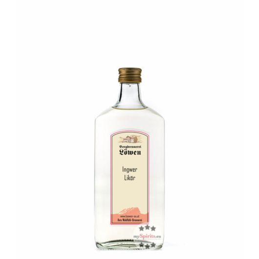 Löwen Ingwer Likör / 24 % Vol. / 0,2 Liter-Flasche