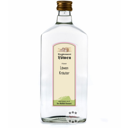 Löwen: Klarer Löwen Kräuter / 35% Vol. / 0,5 Liter - Flasche
