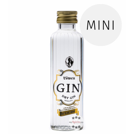 Bergbrennerei Löwen Dry Gin / 40 % vol. / 0,04 Liter-Flasche