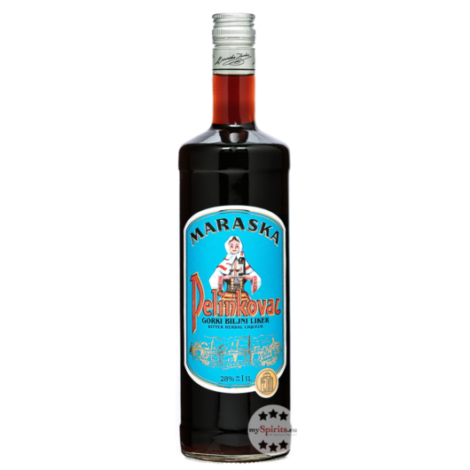 Maraska Pelinkovac Kräuterlikör / 28 % vol / 1,0 Liter-Flasche