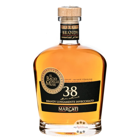 Marcati: Vintage Brandy Riserva 38 Anni / 40 % vol / 0,7 Liter-Flasche