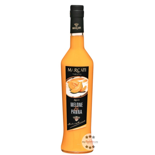 Marcati: Crema Melone & Panna Likör / 17 % vol / 0,5 Liter-Flasche