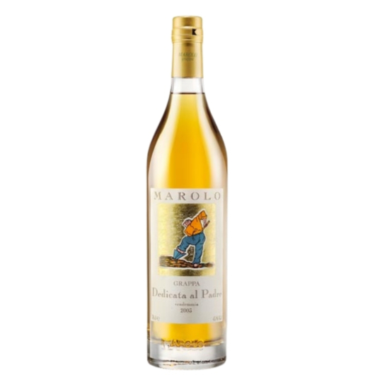Marolo Grappa "Dedicata al padre" Barrique / 45 % vol / 0,7 Liter-Flasche