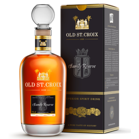 Old St. Croix Family Reserve (Rum-Basis) / 42 % vol / 0,7 Liter-Flasche in Geschenkkarton