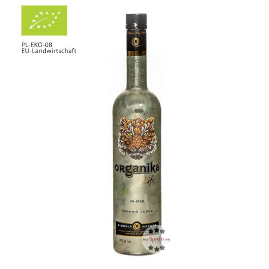 Organika Life Organic Vodka Bio / 40 % Vol. / 0,7 Liter-Flasche