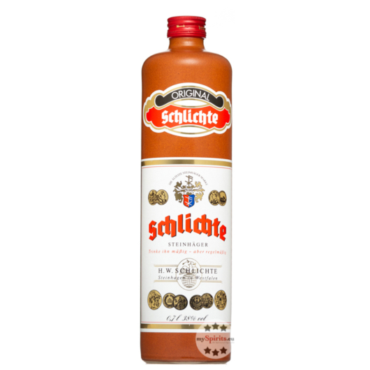 Original Schlichte Steinhäger Ton / 38 % Vol. / 0,7 Liter-Flasche