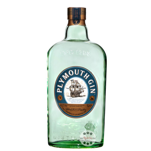 Plymouth Gin Original / 41,2 % Vol. / 1,0 Liter-Flasche