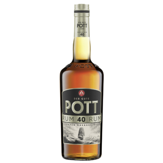 Pott Übersee Rum / 40 % vol / 0,7 Liter-Flasche