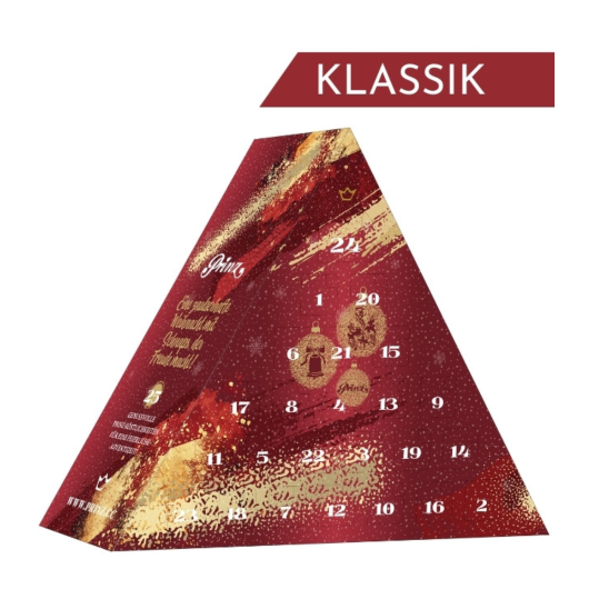 Prinz Adventskalender „Klassik“ Schnäpse & Liköre / 16-45 % vol / 19x 0,02l und 6x 0,04l