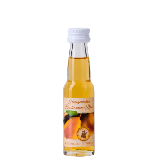 Prinz Bratbirnen-Likör Miniatur / 16 % vol / 0,02 Liter-Flasche