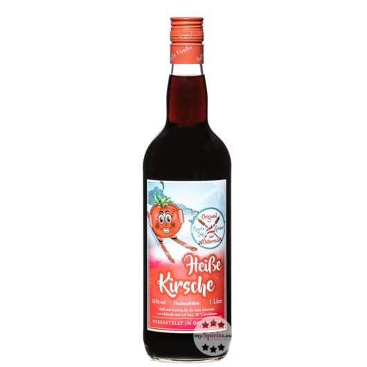 Prinz Heiße Kirsche - Frucht-Likör zum Erwärmen / 16% Vol. / 1,0 Liter - Flasche