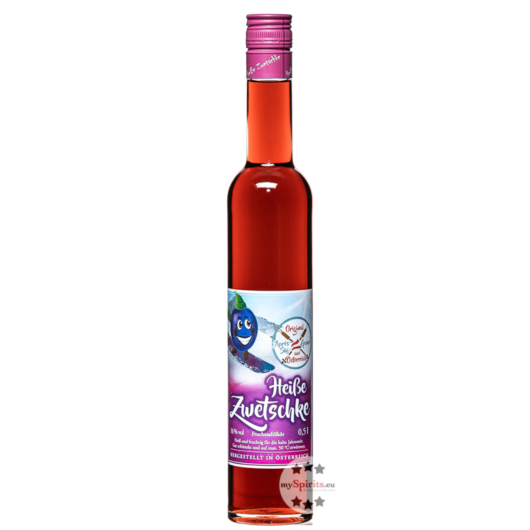 Prinz Heiße Zwetschke - Frucht-Likör zum Erwärmen / 16% Vol. / 0,5 Liter - Flasche