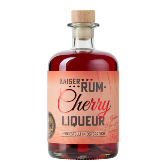 Prinz Kaiser Rum Cherry Liqueur mit Inländerrum / 40 % vol / 0,5 Liter-Flasche