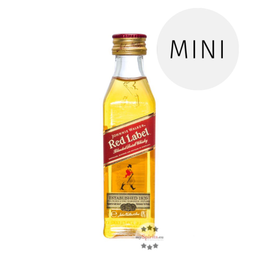 Johnnie Walker Red Label / 40 % Vol. / 0,05 Liter-PET-Flasche