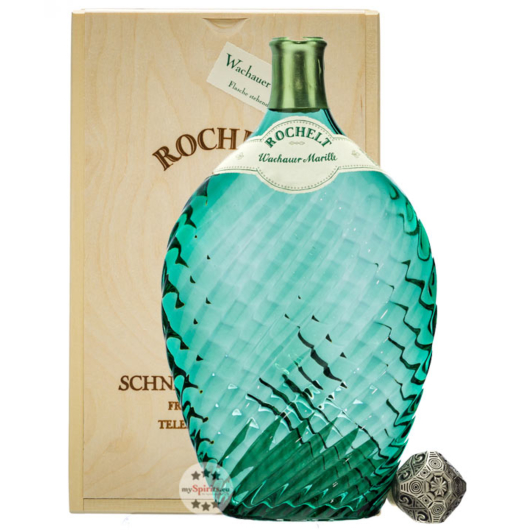 Rochelt Marille Edelbrand aus Wachauer Marillen / 50 % Vol. / 0,7 Liter-Flasche in Holzkiste