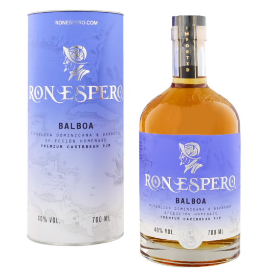 Ron Espero Balboa Reserva Rum Selección Homenaje / 40 % Vol. / 0,7 Liter-Flasche in Geschenkdose