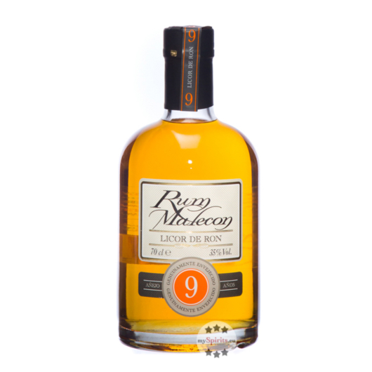Rum Malecon: Licor de Ron Anejo 9 Anos / 35 % Vol. / 0,7 Liter-Flasche