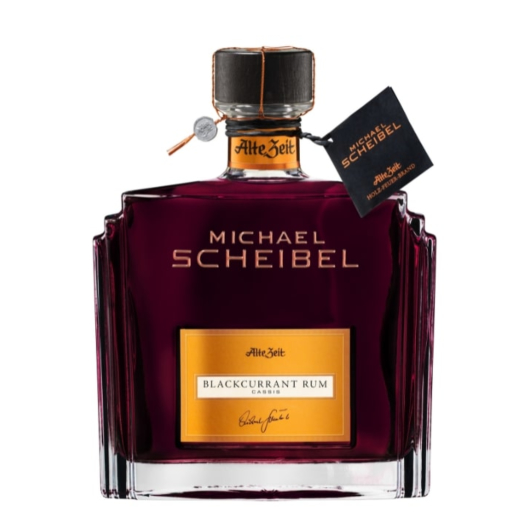 Scheibel Blackcurrant Alte Zeit Johannisbeerlikör mit Rum / 35 % vol / 0,7 Liter-Flasche