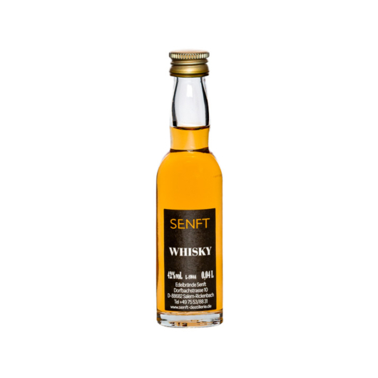 Senft Bodensee Single Malt Whisky Miniatur / 42 % vol / 0,04 Liter-Flasche