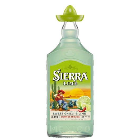 Sierra Sweet Chilli & Lime Tequila Likör / 18 % vol / 0,7 Liter-Flasche