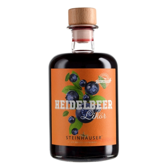 Steinhauser Heidelbeer Likör / 25 % vol / 0,5 Liter-Flasche