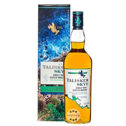 Talisker Skye Single Malt Scotch Whisky / 45,8 % Vol. / 0,7 Liter-Flasche in Geschenkbox