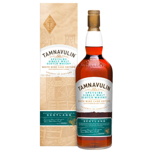 Tamnavulin White Wine Cask Speyside Single Malt Scotch Whisky / 40 % vol / 0,7 Liter-Flasche