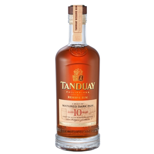 Tanduay 10 Jahre Matured Dark Rum / 40 % vol / 0,7 Liter-Flasche