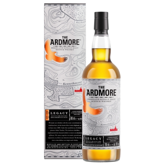 The Ardmore Legacy Highland Single Malt Scotch Whisky / 40 % vol / 0,7 Liter-Flasche in Geschenkkarton