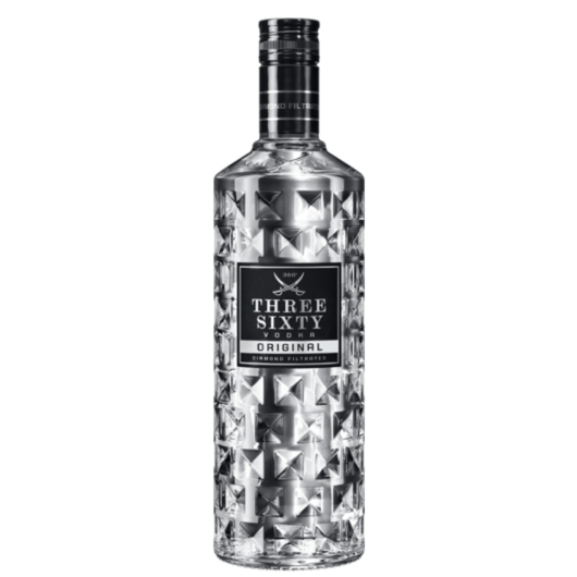 Three Sixty Vodka - Diamond Filtrated / 37,5 % Vol. / 1,0 Liter-Flasche