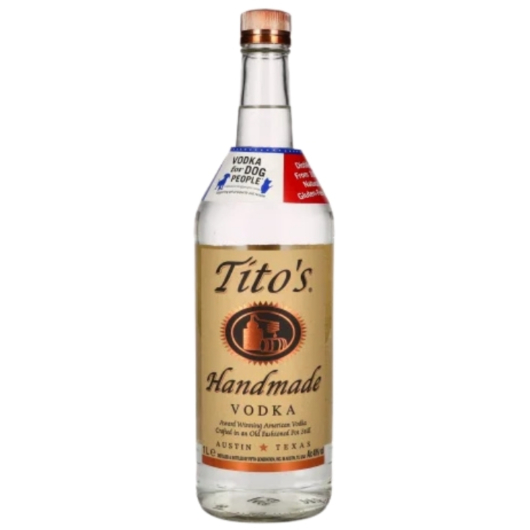 Tito's Handmade Vodka / 40 % vol / 1,0 Liter-Flasche