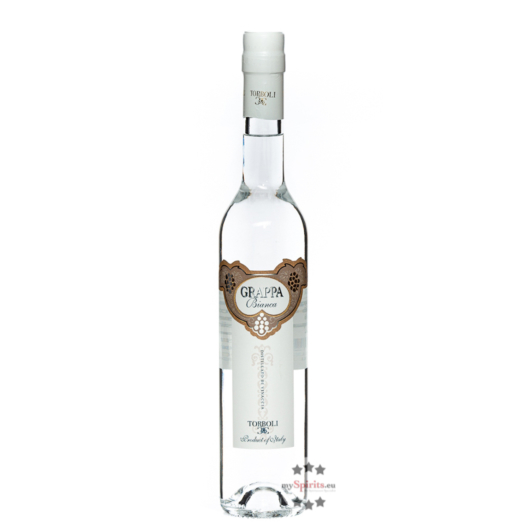 Torboli Grappa Bianca / 38 % Vol. / 0,5 Liter-Flasche