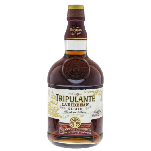 Tripulante Caribbean Elixir Likör mit Rum / 34 % vol / 0,7 Liter-Flasche