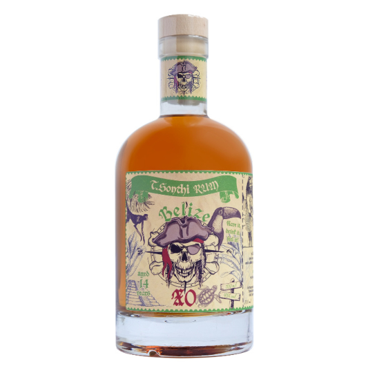 T.Sonthi 14 Years Belize XO Rum / 43 % vol / 0,7 Liter-Flasche
