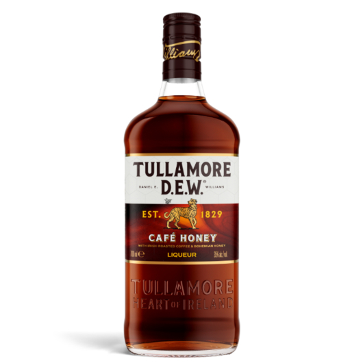 Tullamore D.E.W. Café Honey Likör mit Whiskey / 35 % vol / 0,7 Liter-Flasche
