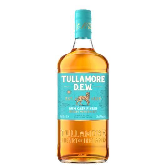 Tullamore D.E.W. Rum Cask Finish Irish Whiskey / 43 % Vol. / 0,7 Liter-Flasche