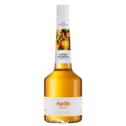 Unterthurner Marillenlikör Hauslikör Marille / 28 % vol. / 0,7 Liter-Flasche