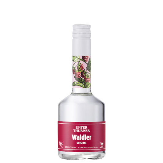 Unterthurner Waldler mit Wald-Himbeergeist / 39 % vol. / 0,2 Liter - Flasche