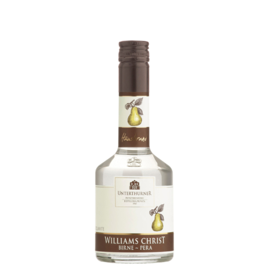 Unterthurner Williams Christ Birnenbrand / 39 % Vol. / 0,2 Liter-Flasche