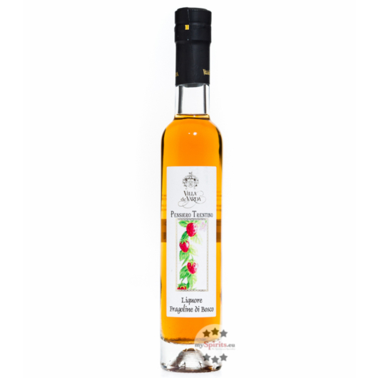 Villa de Varda Liquore Fragoline di Bosco Pensiero Trentino - Erdbeerlikör / 28 % Vol. / 0,2L Flasche
